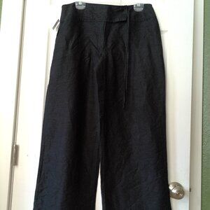 Black Linen Trousers